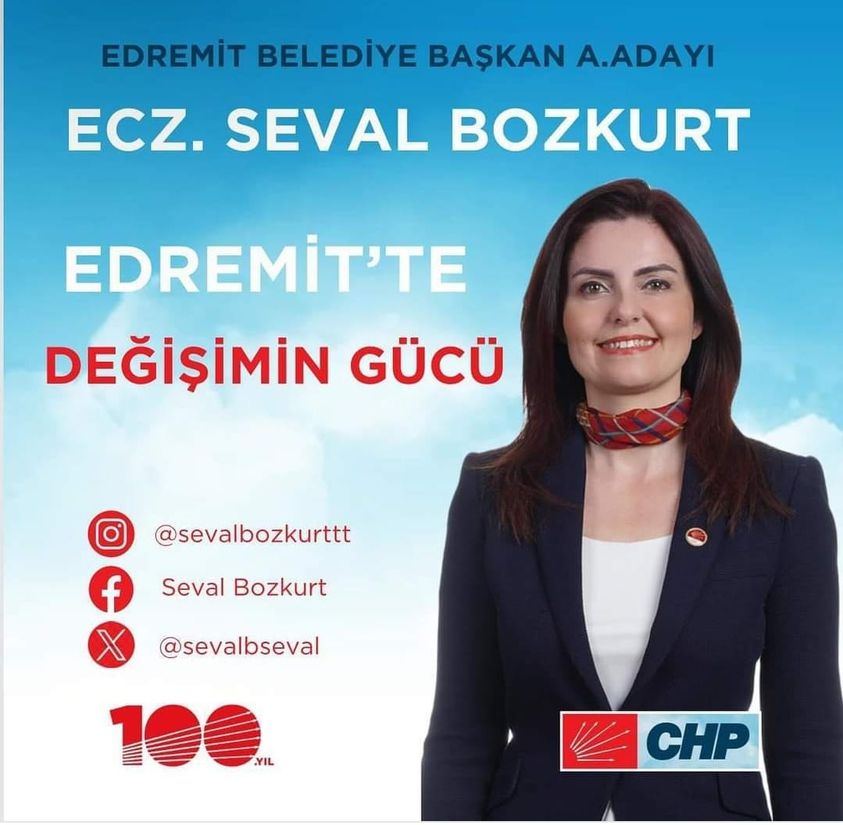 Seval BOZKURT Yarın CHP’den Belediye Başkan Aday Adayı Başvurusu Yapıyor.