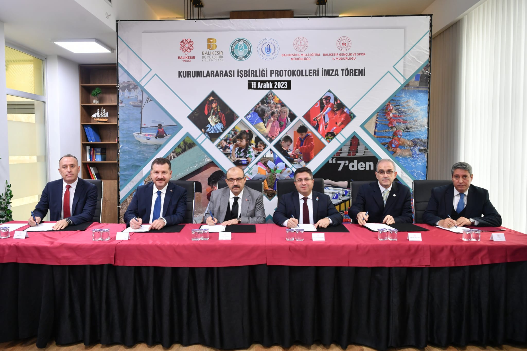 “Gençlik ve Spor Faaliyetlerinde Kurumlar Arası İş Birliği Protokolleri” İmzaladı