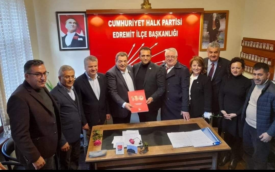 Edremit CHP’DE Muammer Temiz Meclis Üyesi Aday Adayı oldu.