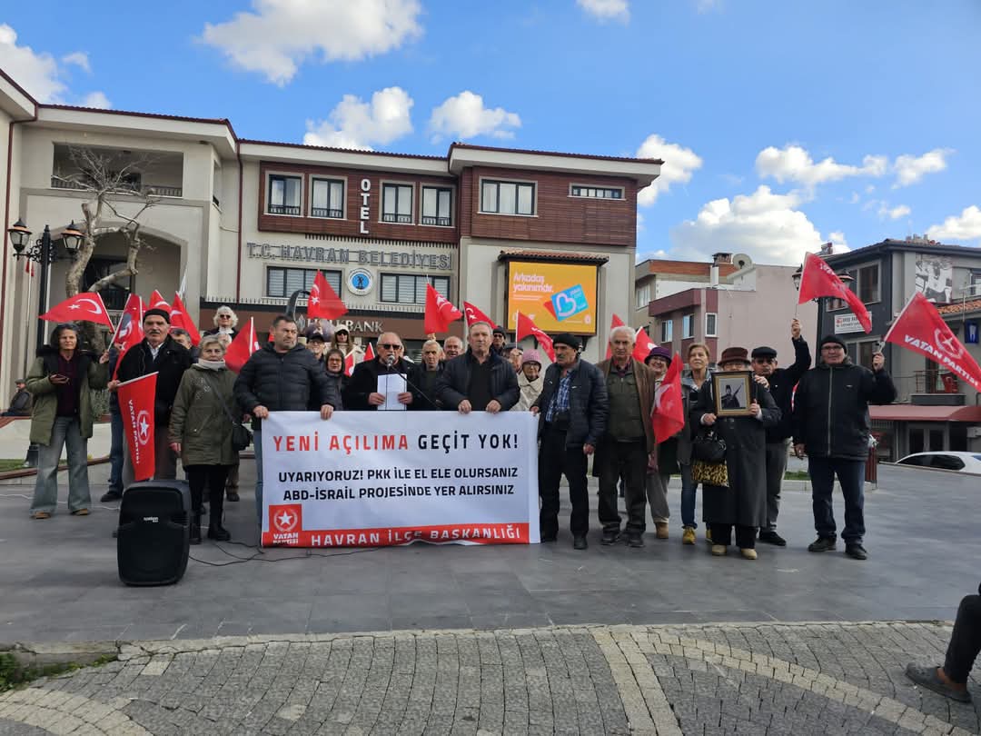 Vatan Partisi Havran’da Basın açıklaması yaptı