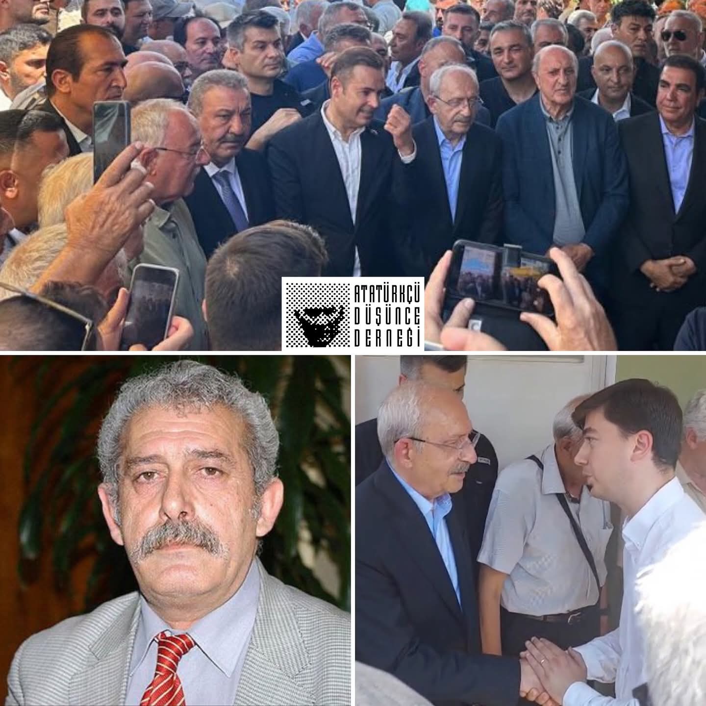 ADD EDREMİT ŞUBE BAŞKANI DELİLOĞLU, KILIÇDAROĞLU’NUN CENAZE TÖRENİNE KATILDI